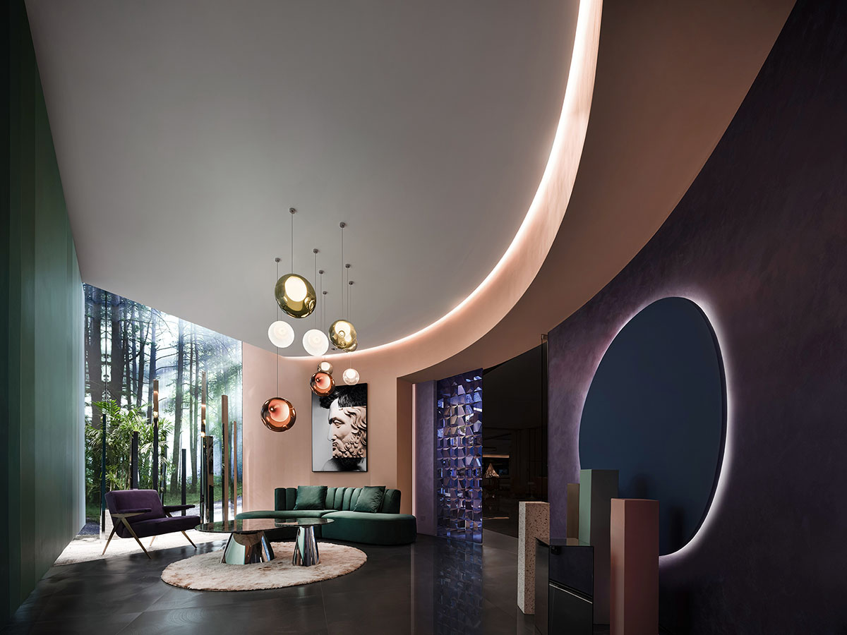 Foshan Topway Design completes flagship store with colorful curved spaces in Foshan, China